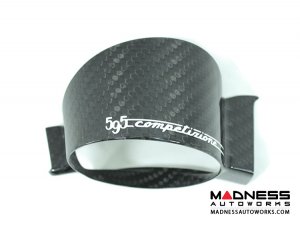 FIAT 500 ABARTH Boost Gauge Cover w/ 595 Logo - Carbon Fiber 